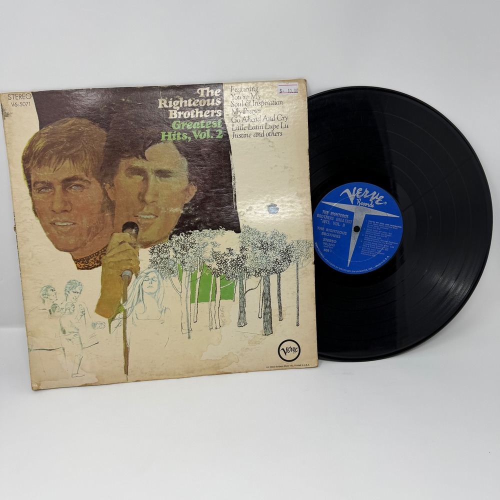 The Righteous Brothers Greatest Hits Vol 2 Vinyl Record LP Verve Records VG 5071
